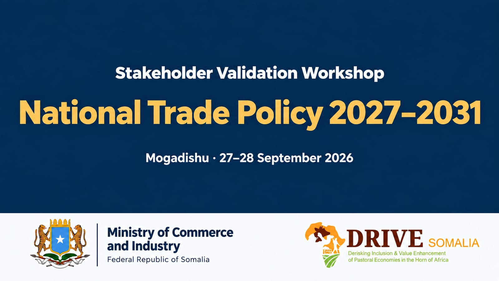 Watch the National Trade Policy 2027–2031 validation workshop highlights.